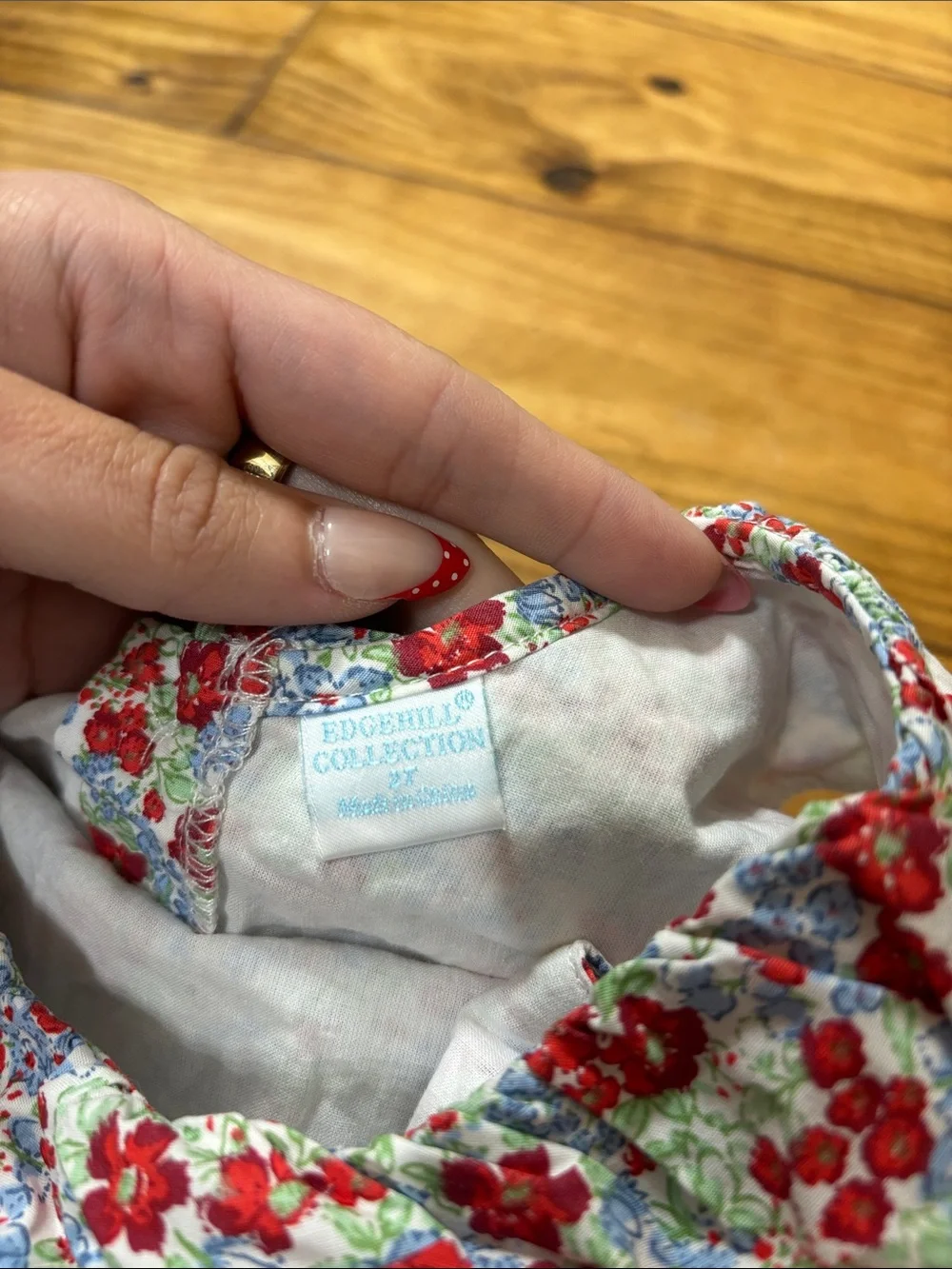 Edgehill Collection Size 2T 100% Cotton Floral Dress